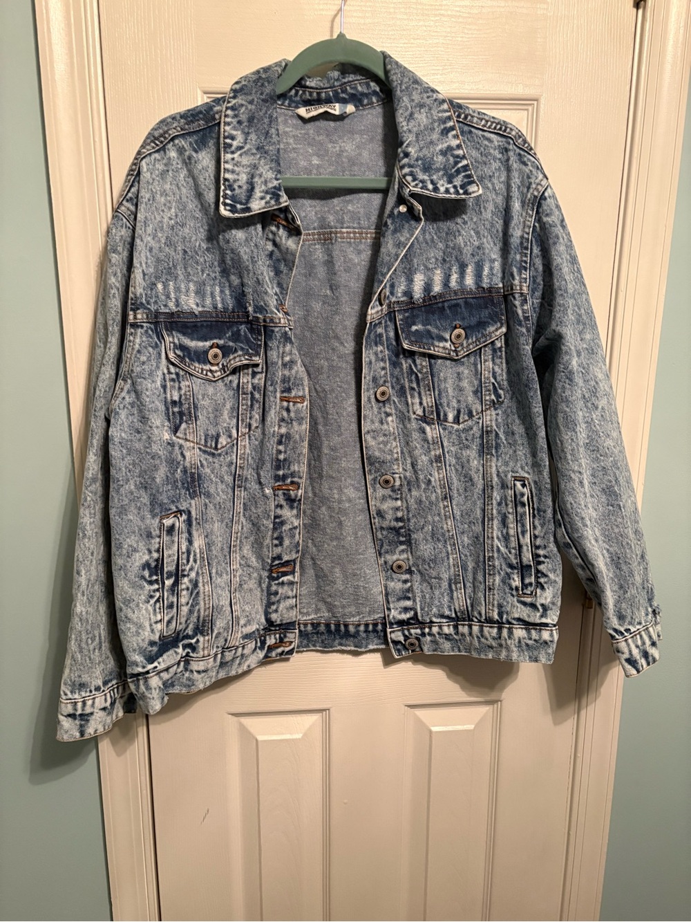 Highway Jeans acid-wash denim jacket